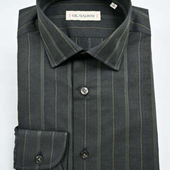 Chemise Popeline Rayure Jacquard 100% coton