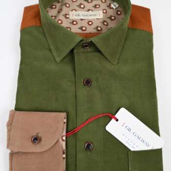 Chemise Patchwork Velours 100% coton